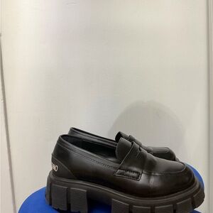 Love Moschino Dark Brown Chunky Loafers